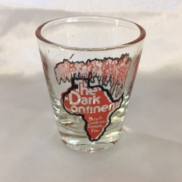 𝅺THE Dark Continent Busch Gardens Shot Glass - Picture 1 of 5